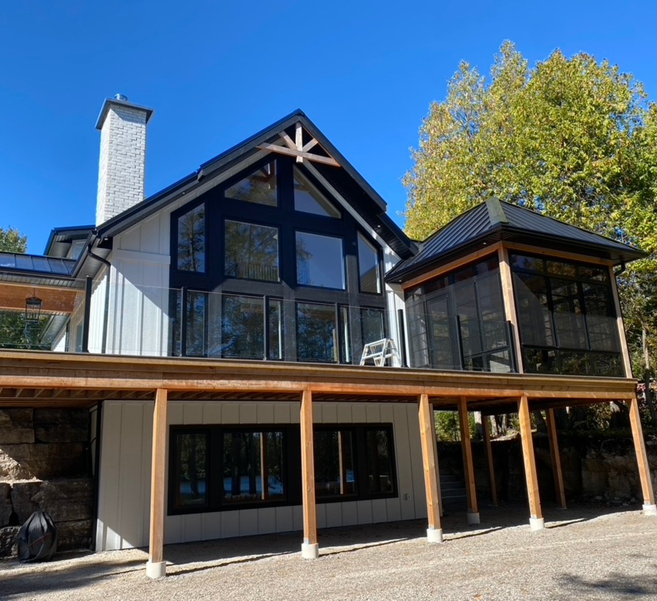 Seamless eavestrough system installed in Hanover