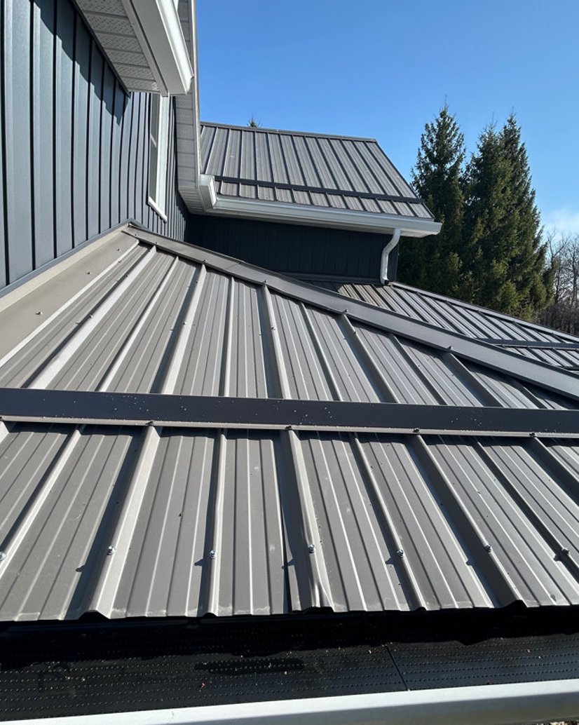 Gutter guard installation by Olive Tree Exteriors