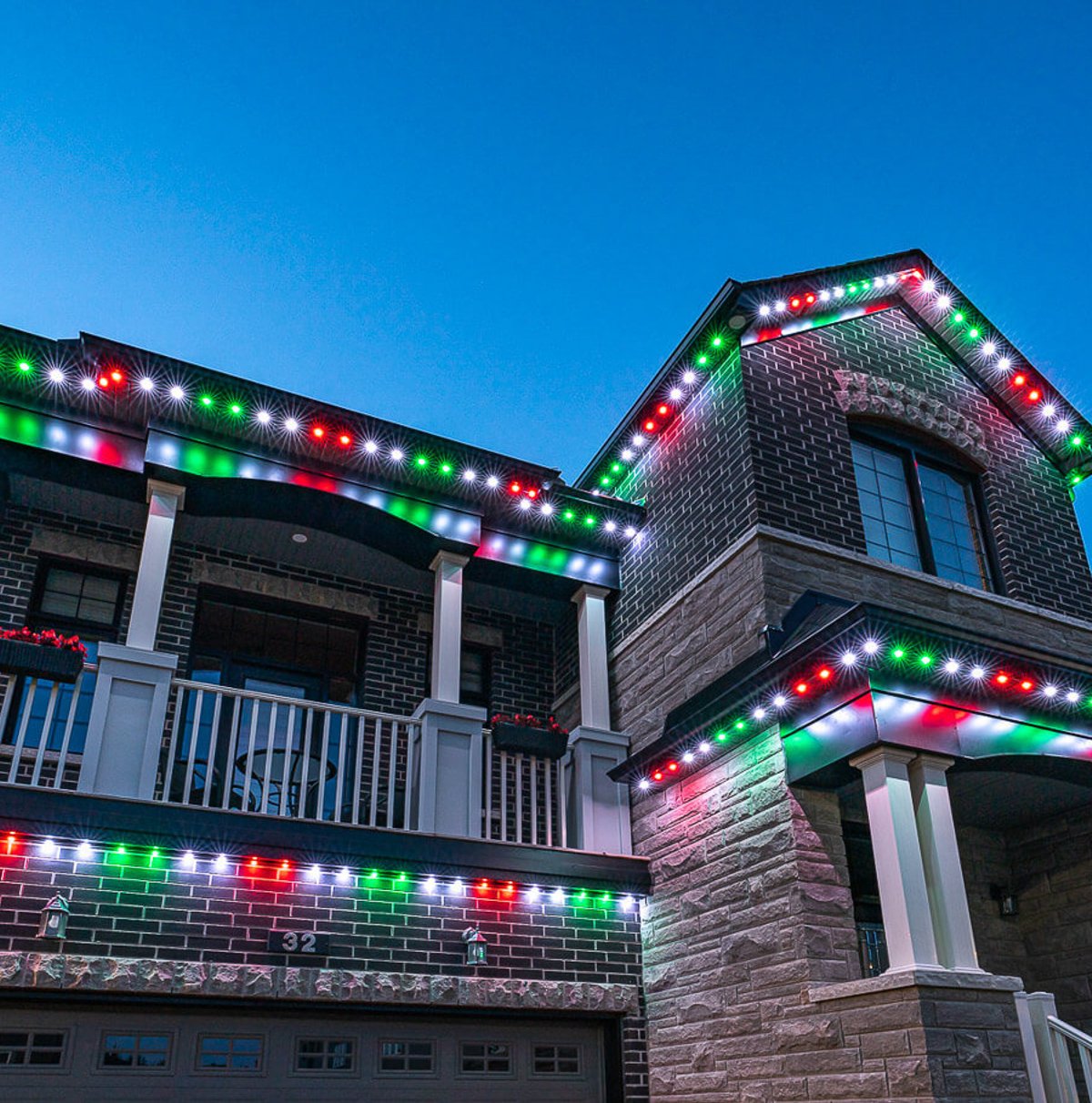 Celebright app colour control for permanent outdoor lighting