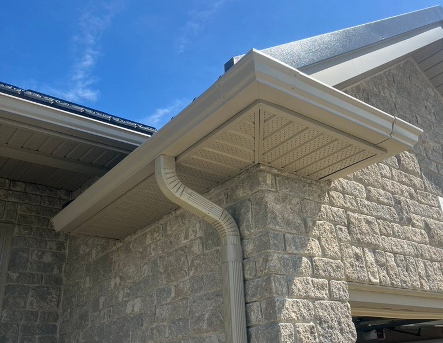 Aluminum soffit and fascia installation in Saugeen Township