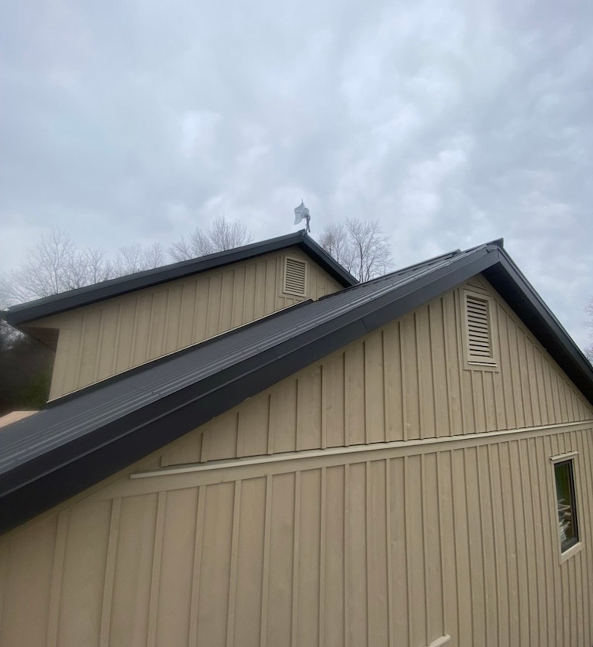 Board and batten vertical siding installation