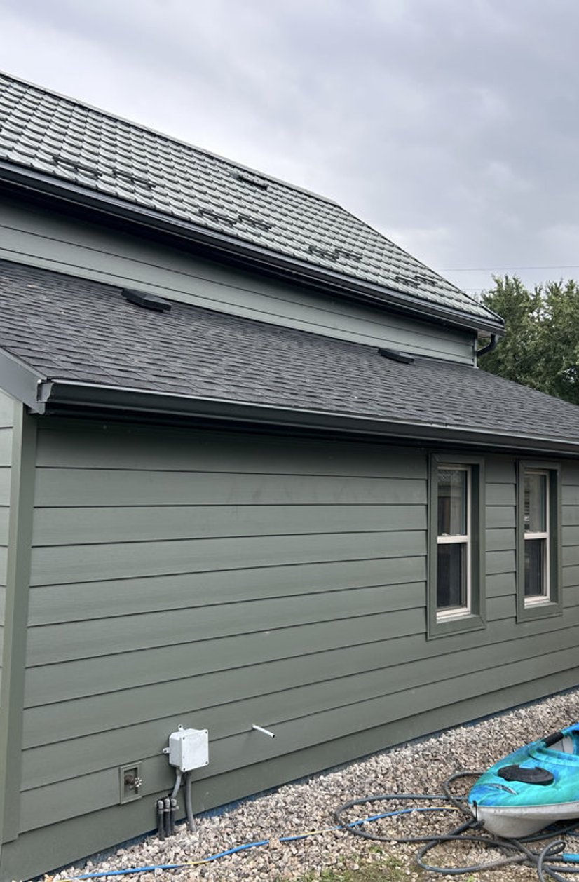 Vinyl siding installation by Olive Tree Exteriors