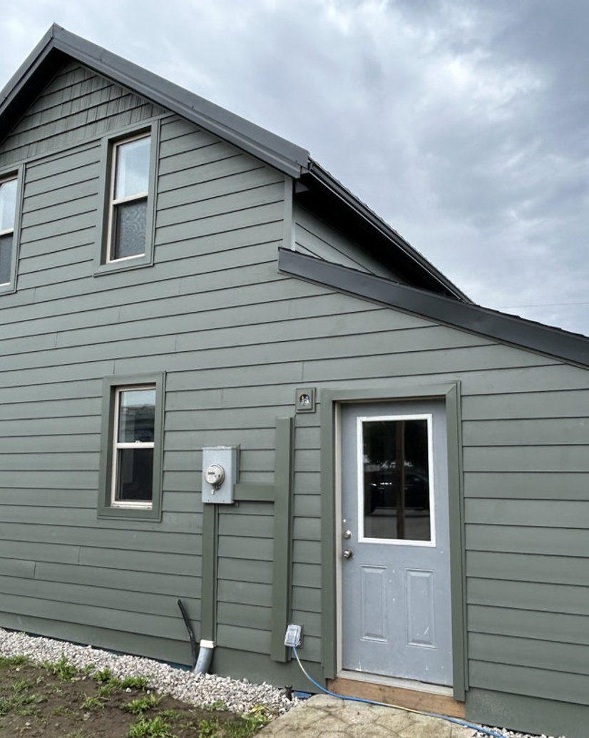 Vinyl siding installation by Olive Tree Exteriors