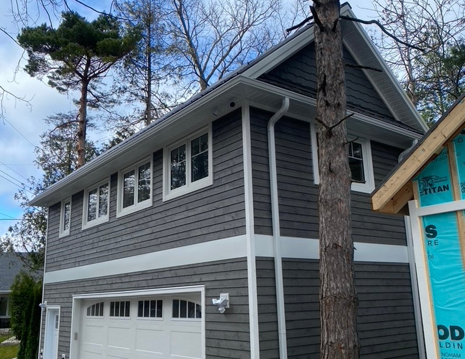 Aluminum soffit and fascia installation in Hanover